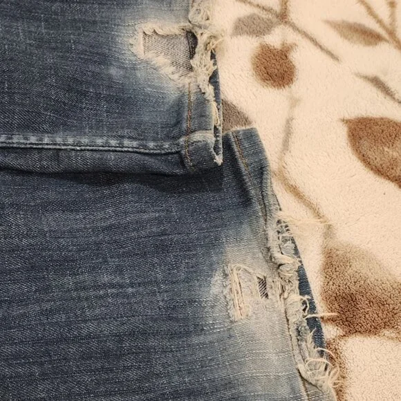 Vintage Frankie B Embroidered Butterfly Pockets Jeans Size 2 - Picture 13 of 14